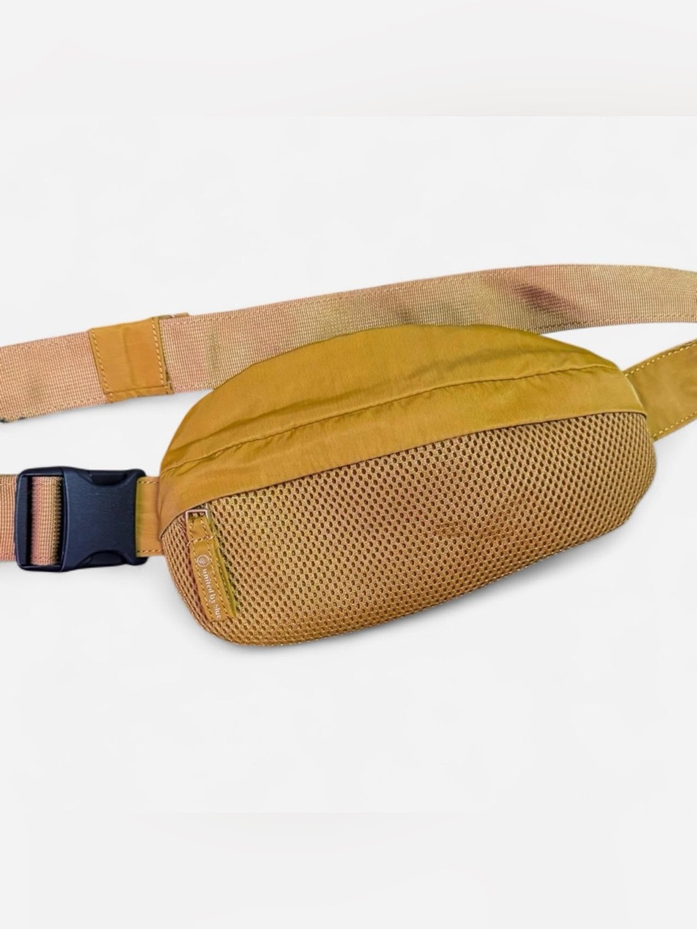 United By Blue Mustard Fanny Pack Crossbody Bag 2 Zip Outdoor Travel